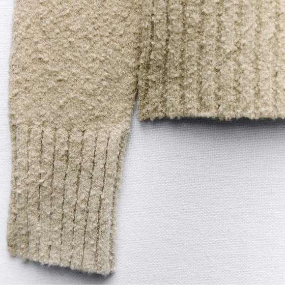 Brand new Zara Boucle Knit Cardigan - Picture 4 of 5
